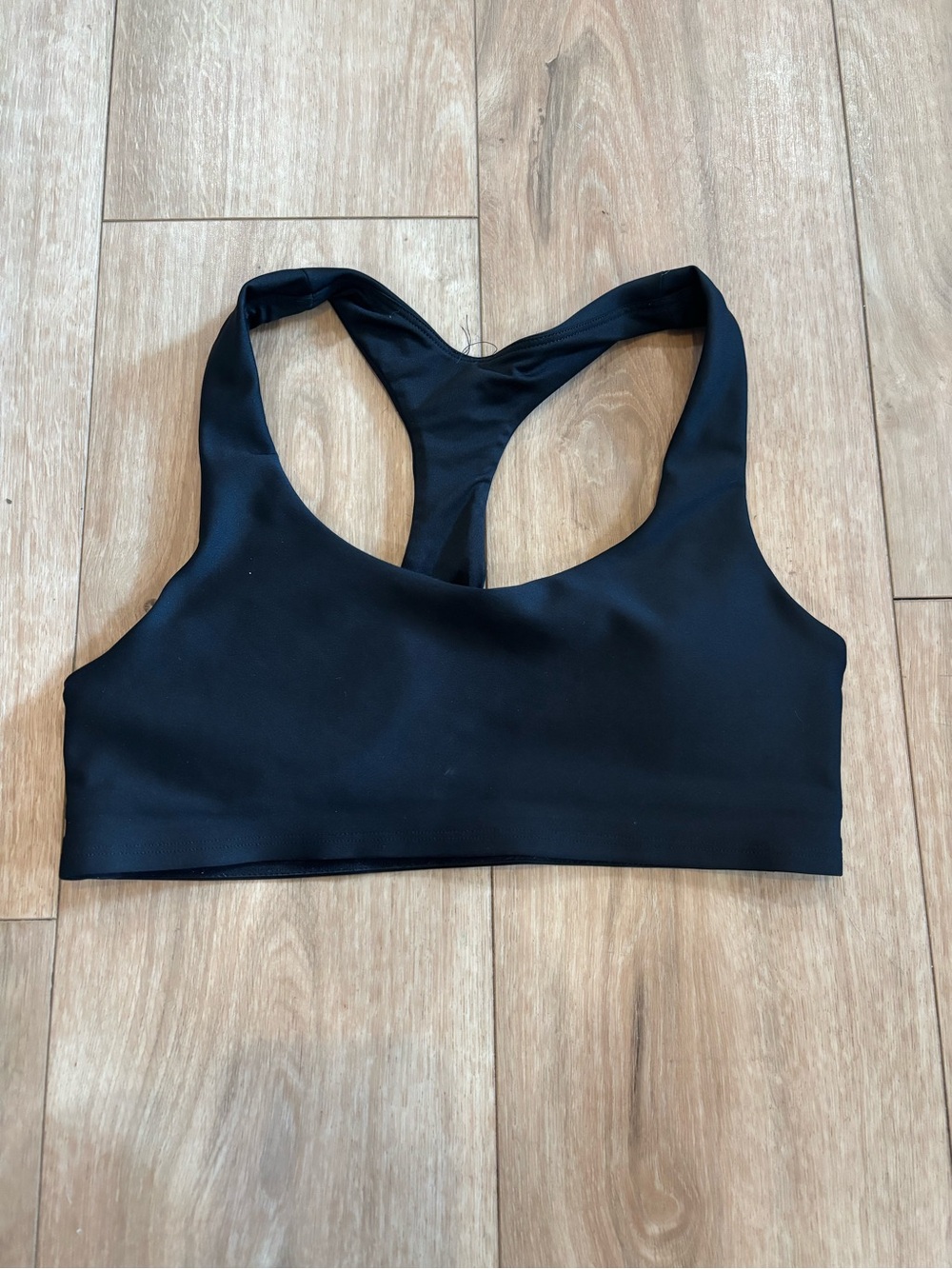 ALO Yoga Black Racerback Sports Bra